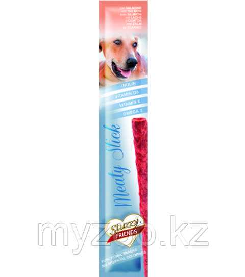 STUZZY FRIENDS лакомства для собак блистер лосось 12 гр