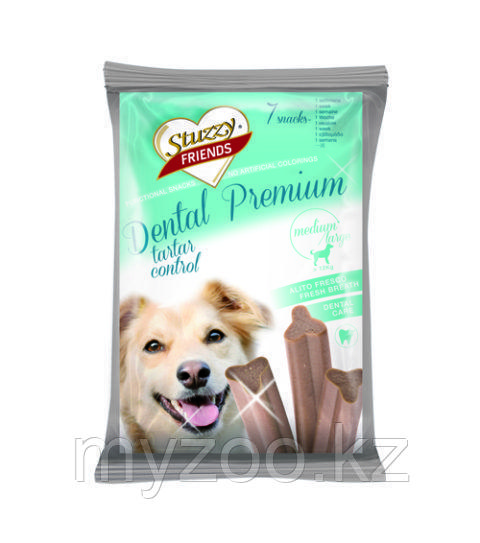 STUZZY FRIENDS Dental Premium лакомства для собак от 12 кг 210гр