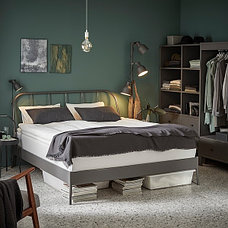 Кровать КОПАРДАЛЬ серый 160х200 Лурой ИКЕА, IKEA, фото 2