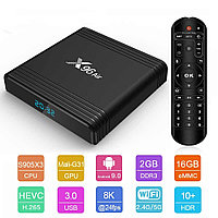 TV Box  X96 Air + 2/16 Гб,  ТВ приставка Smart TV Box Android UHD 4K Rockchip RK3318 smartbox, фото 1