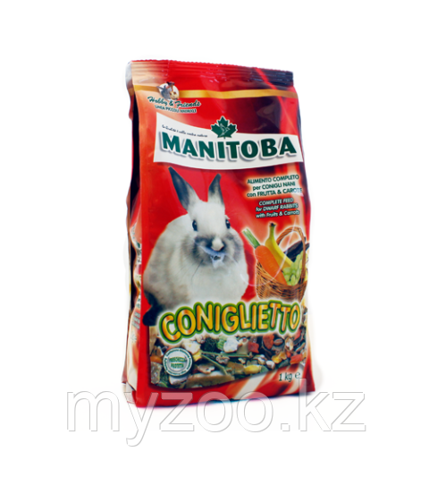 MANITOBA CONIGLIETTO корм для кроликов. 1 кг