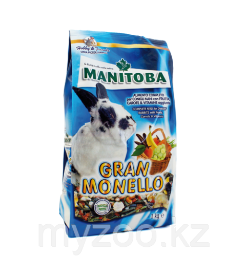 MANITOBA GRAN MONELLO корм для кроликов. 1 кг