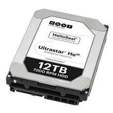 Western Digital HUH721212AL5204 Жесткий диск HDD 12Tb  HC520 256MB 7200RPM 3.5" SAS ULTRA 512E SE