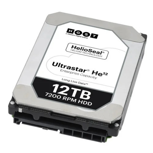 Western Digital HUH721212AL5204 Жесткий диск HDD 12Tb HC520 256MB 7200RPM 3.5" SAS ULTRA 512E SE