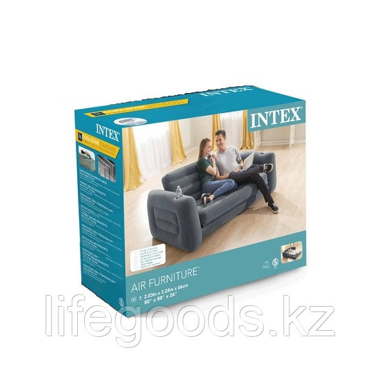 Надувной диван-трансформер Pull-Out Sofa Intex 66552 - фото 10 - id-p72056416