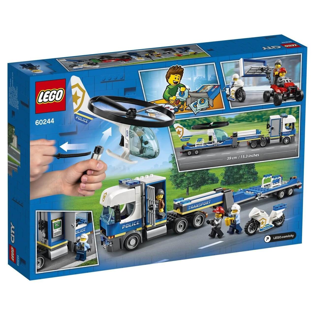 Lego City Игрушка Город Полицейский вертолётный транспорт