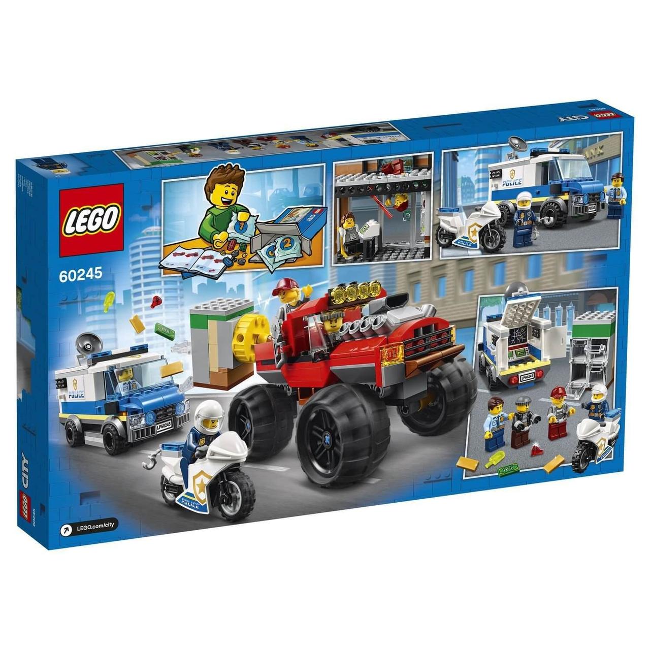 Lego City Игрушка Город Ограбление полицейского монстр-трака
