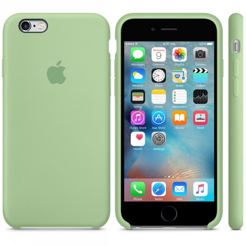 Силиконовый чехол для iPhone 6 Plus/6s Plus (зеленый)