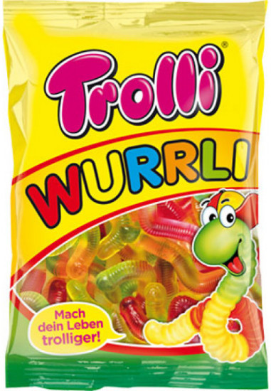 Жев. мармелад Trolli Червячки WURRLI 100 гр.