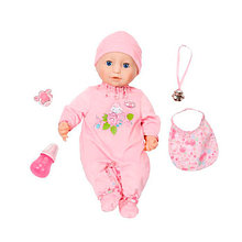 Zapf Creation Baby Annabell 794-821 Бэби Аннабель Кукла многофункциональная, 43 см