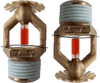 Ороситель спринклерный водяной СBSO-РУд0,35-R1/2/Р141.В3-"СВУ-10М" - белый (RAL 9016), с резьбовым герметиком