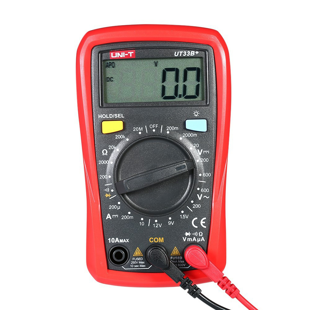 Портативный мультиметр UNI-T UT33B+, с тестом батареек (13-0056 )