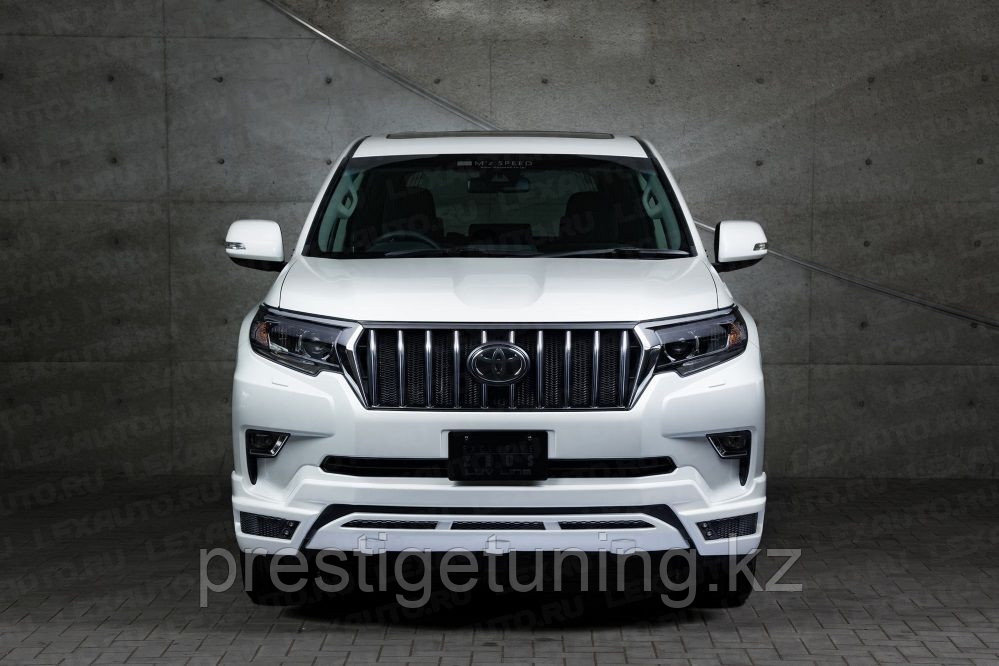 Решетка M z SPEED EXCLUSIVE ZEUS ХРОМ на Land Cruiser Prado 2018-21 - фото 3 - id-p68000577