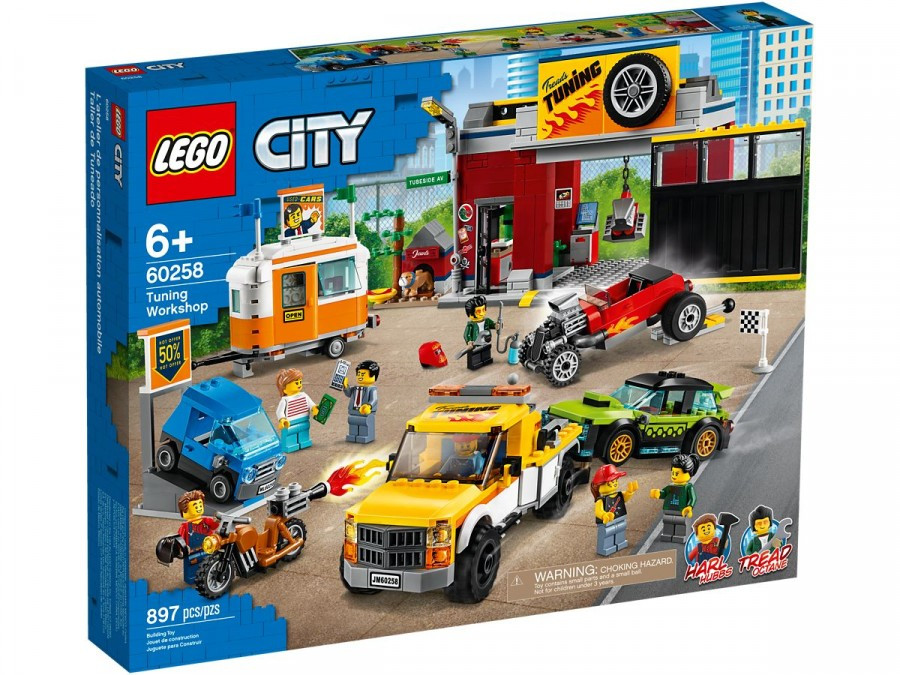 60258 Lego City Тюнинг-мастерская, Лего Город Сити - фото 1 - id-p71180610