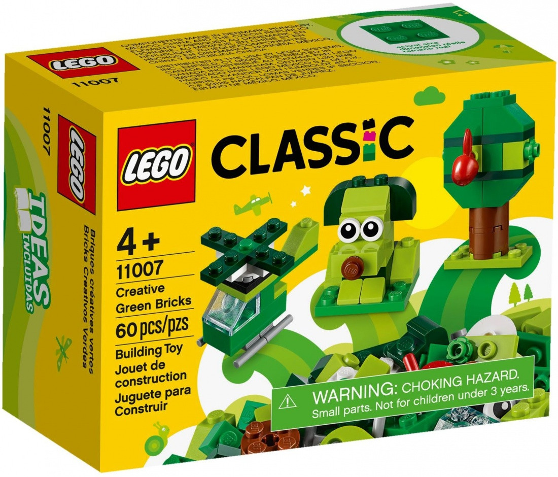 11007 Lego Classic Зелёный набор для конструирования, Лего Классик