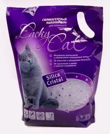 Lucky Сat Наполнитель силикагелевый Классик, 3,8 л