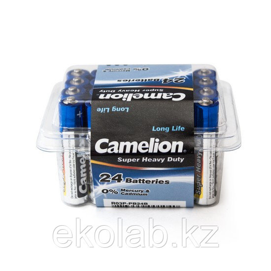 Батарейка CAMELION Super Heavy Duty R03P-PB24B 24 шт