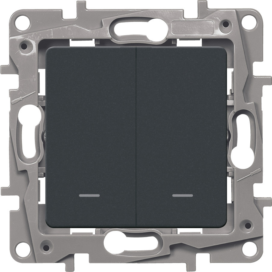 Legrand 672616 Перекл 2кл с подсв АНТР ETIKA