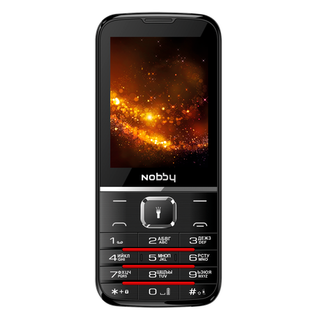 Мобильный телефон Nobby 310 черно-серый