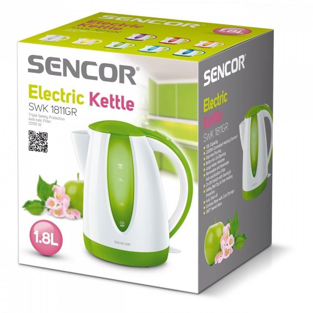 Электрический чайник Sencor SWK 1811GR