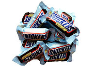 Шоколадные батончики Snickers minis Пломбир  (сникерс мини)  1кг
