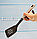 Лопатка с ручкой из нержавеющей стали и отверстиями кухонная лопатка (34.5 см), фото 2