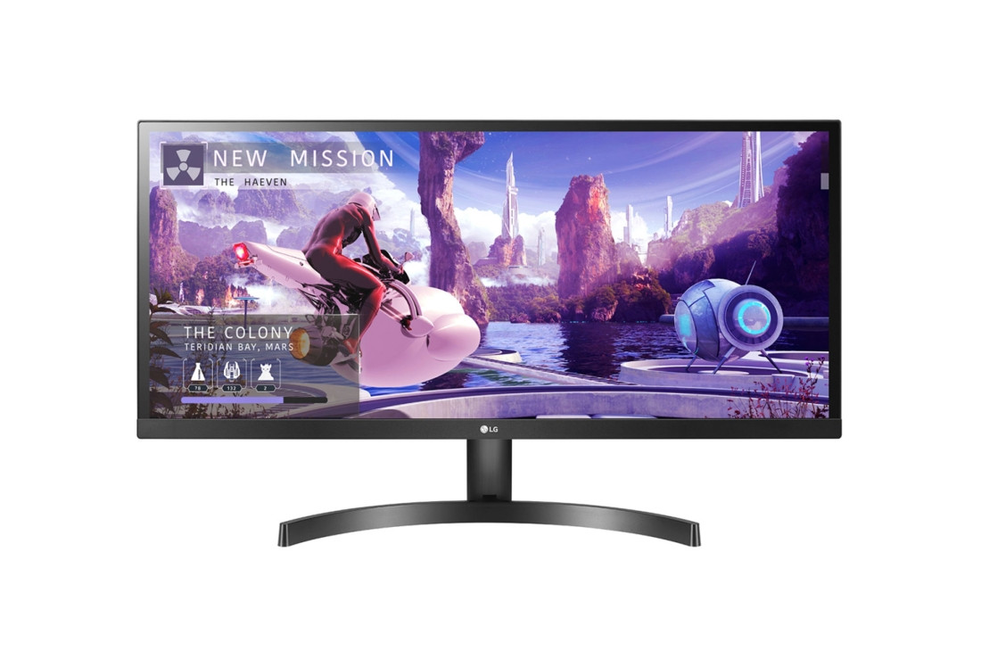 LG 34WL500-B Монитор IPS, 34", 21:9, FHD (2560x1080*75Hz), 300cd/m2, 1000:1, 178/178, 5ms, 2*HDMI, Black