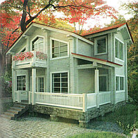 Дом из профилированного бруса 135м2.