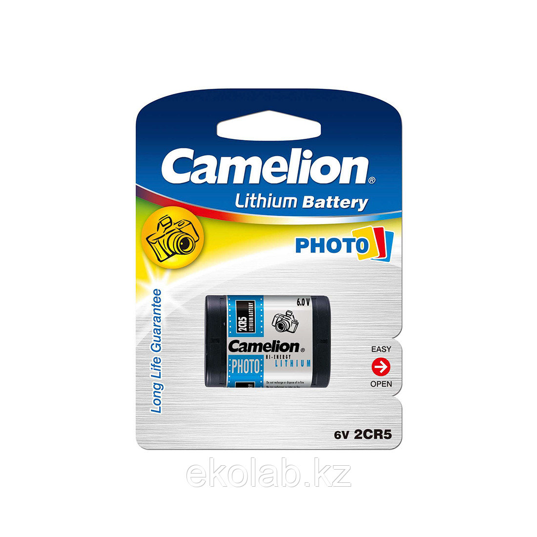 Батарейка CAMELION Lithium 2CR5 - фото 1 - id-p72116914