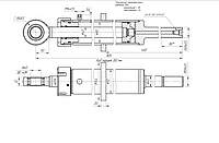 ЭД405.62.04.000-01 Гидроцилиндр подъёма среднего отвала без пружины