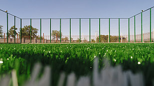 Строительство футбольного поля открытого типа
