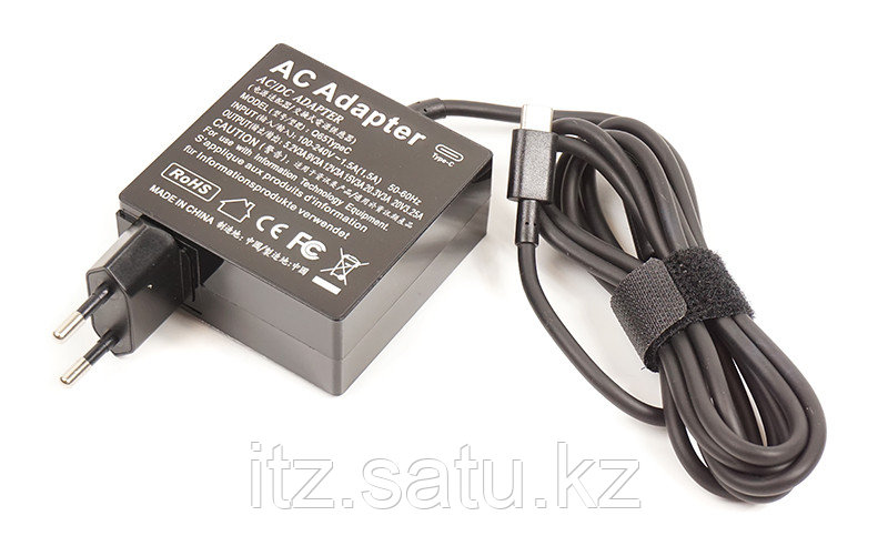 Универсальный блок питания для ноутбуков PowerPlant 220V, 20V 3.25A Type-C