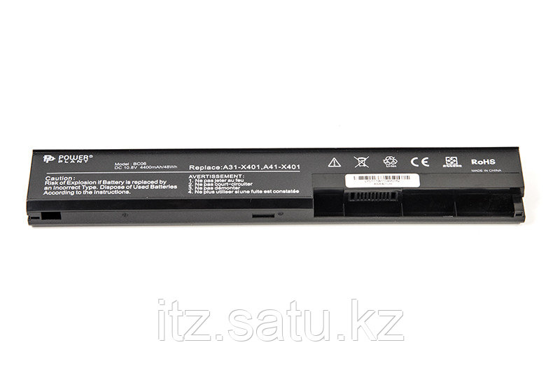 Аккумулятор PowerPlant для ноутбуков ASUS X401 (ASX401LH, A32-X401) 10.8V 4400mAh