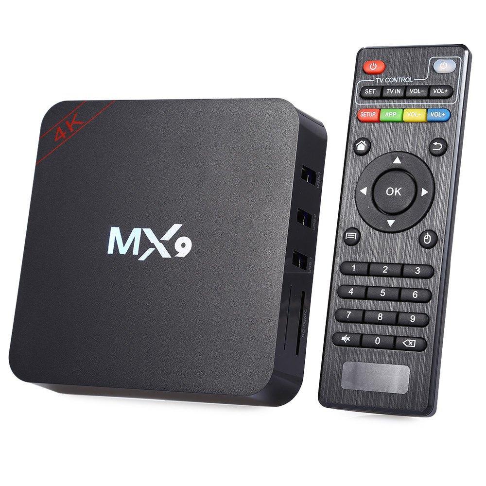 TV Box MX9 + 1/8 Гб, ТВ приставка Smart TV Box Android  4K Rockchip RK3229 smartbox