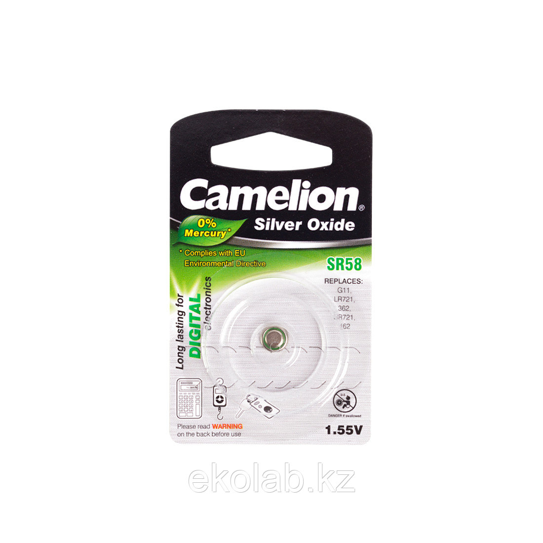 Батарейка CAMELION Silver Oxide SR58