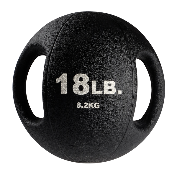Тренировочный мяч с хватами 8,2 кг (18lb) - фото 1 - id-p72130857