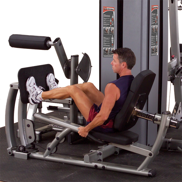 ОПЦИЯ к DGYM Двухпозиционный тренажер для жима ногами и тренировки икроножных мышц с весовым стеком