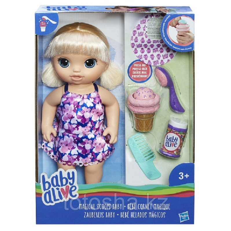 Hasbro Baby Alive C1090 Малышка с мороженным