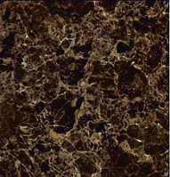 Керамогранит, коричневый мрамор с бежевыми разводами, 60х60 см