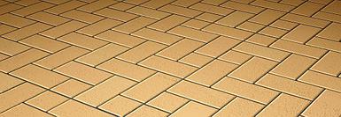 Брусчатка тротуарная клинкерная Янтарь