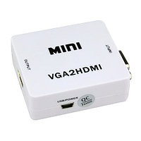 Конвертeр VGA на HDMI (MINI HDV-M630) (Видео аудио конвертер VGA на HDMI в HD, HDTV 1080P.)