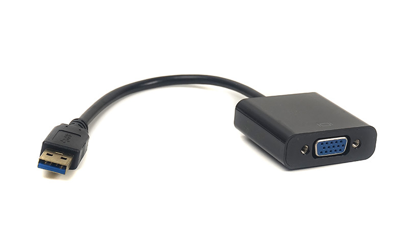 Kабель-переходник PowerPlant USB 3.0 M - VGA F