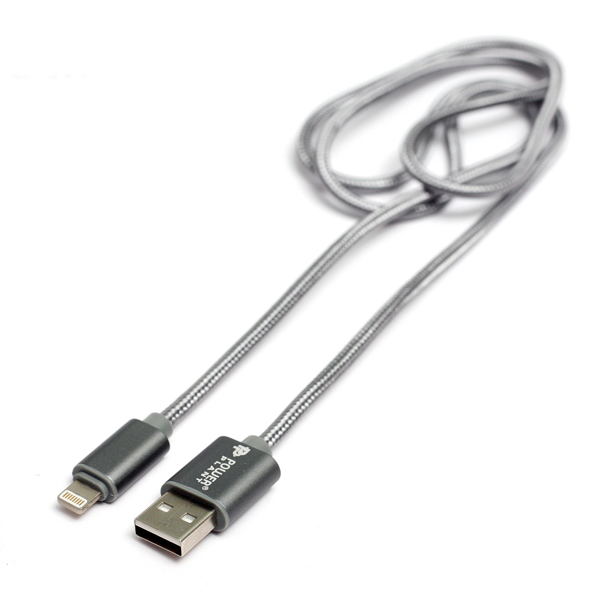 Kабель PowerPlant Quick Charge USB 2.0 AM – Lightning 1м