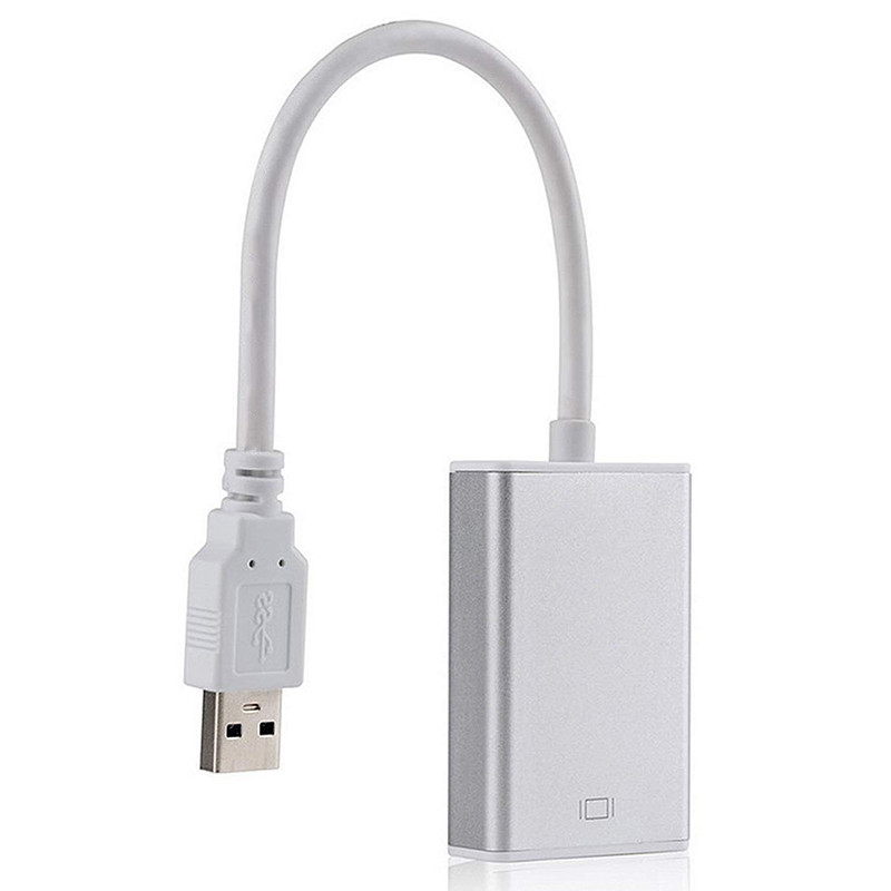 Kабель-переходник PowerPlant USB 3.0 M - HDMI Female