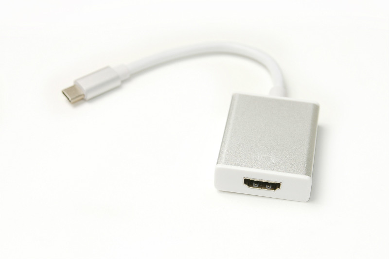 Kабель-переходник PowerPlant USB Type C - HDMI female, 0.15m