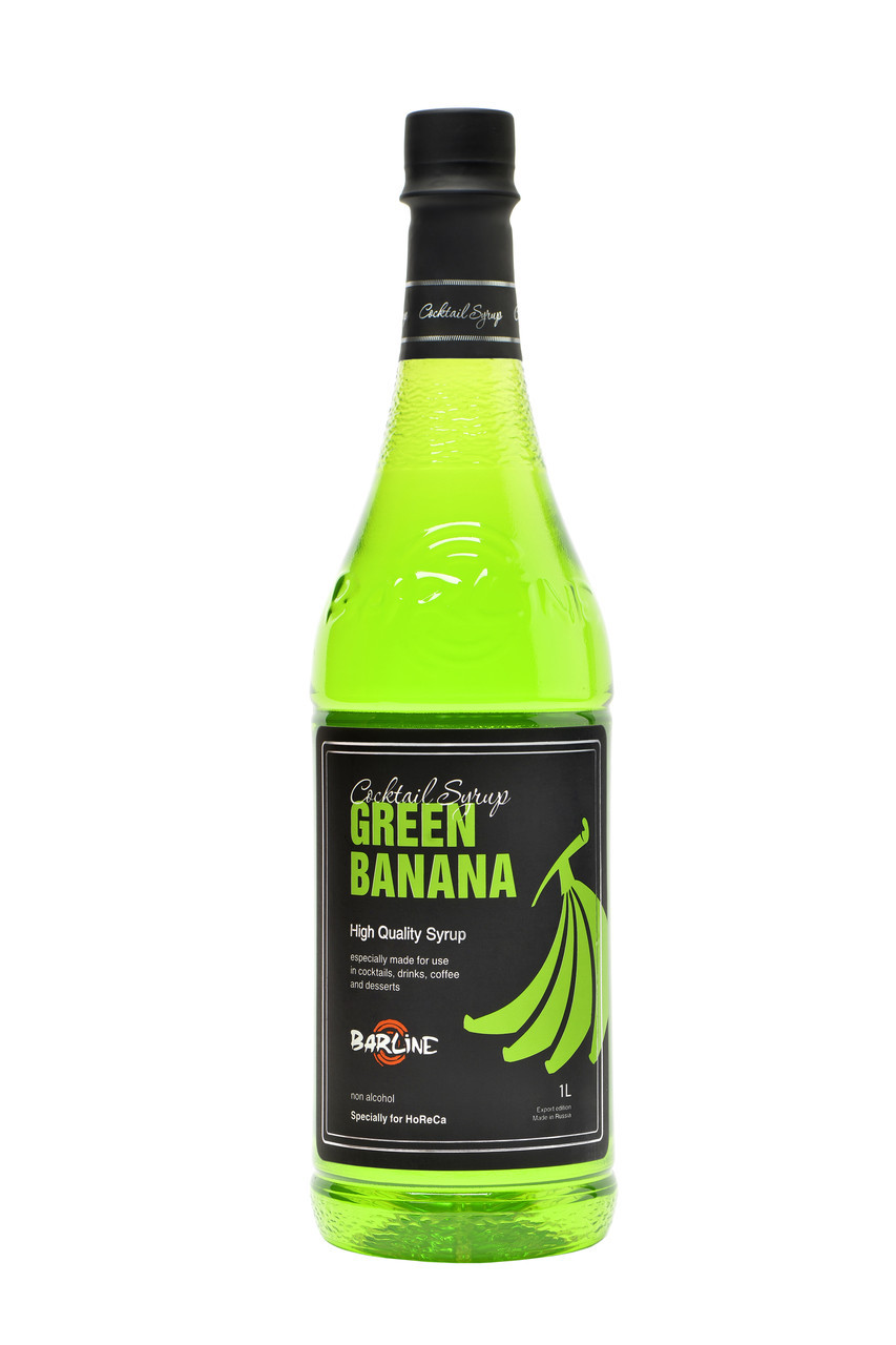 Сироп Barline "Green Banana" Зеленый банан, 1 литр