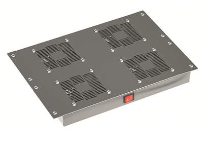 Потолочный модуль 4 вентилятора для крыши 600 RAL7011
