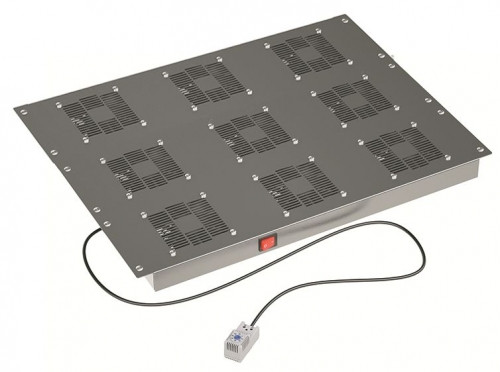 Потолочный модуль 9 вентиляторов с термостатом для крыши 800 RAL9005 - фото 1 - id-p72151341