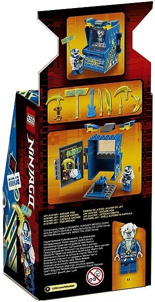 71715 Lego Ninjago Игровая капсула для аватара Джея, Лего Ниндзяго - фото 2 - id-p72035849