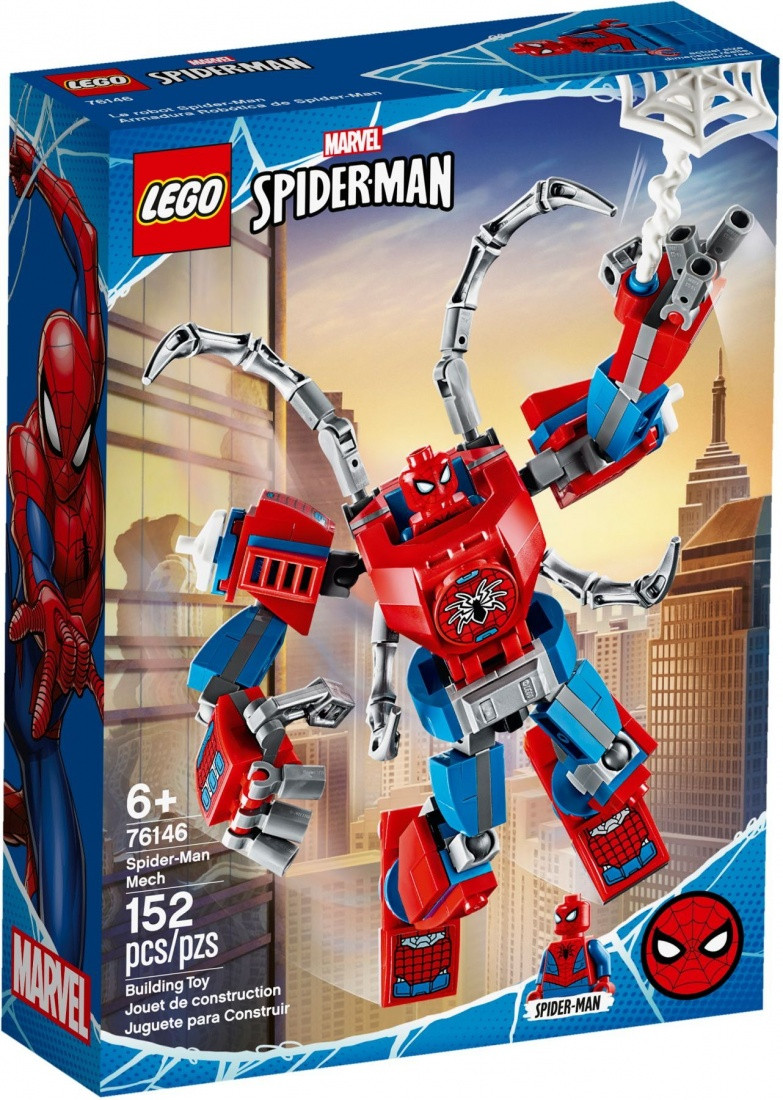 76146 Lego Super Heroes Человек-Паук: трансформер, Лего Супергерои Marvel